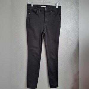 Madewell Black High Rise Skinny Jeans  Size 28